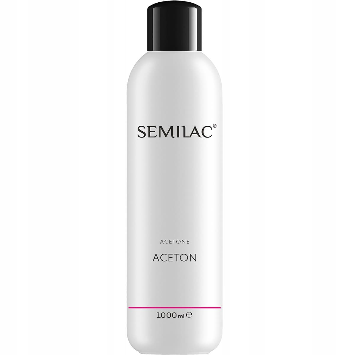 Semilac aceton nail remover для зняття гібридного лаку 1000 мл