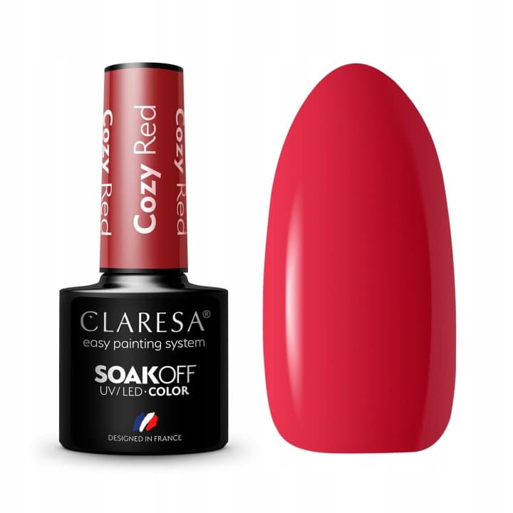 Cosy red clares hybrid polish