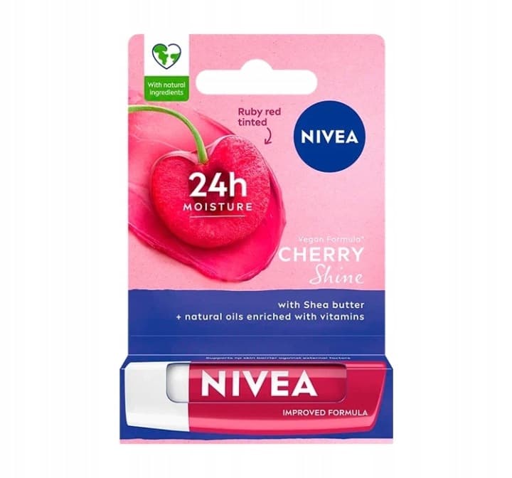 Стик для губ nivea cherry shine