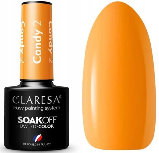 Гібридний лак для нігтів Claresa Candy 02