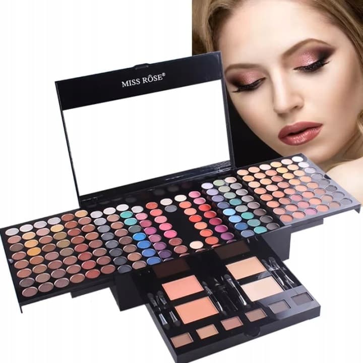 MISS ROSE Палетка тіней для повік